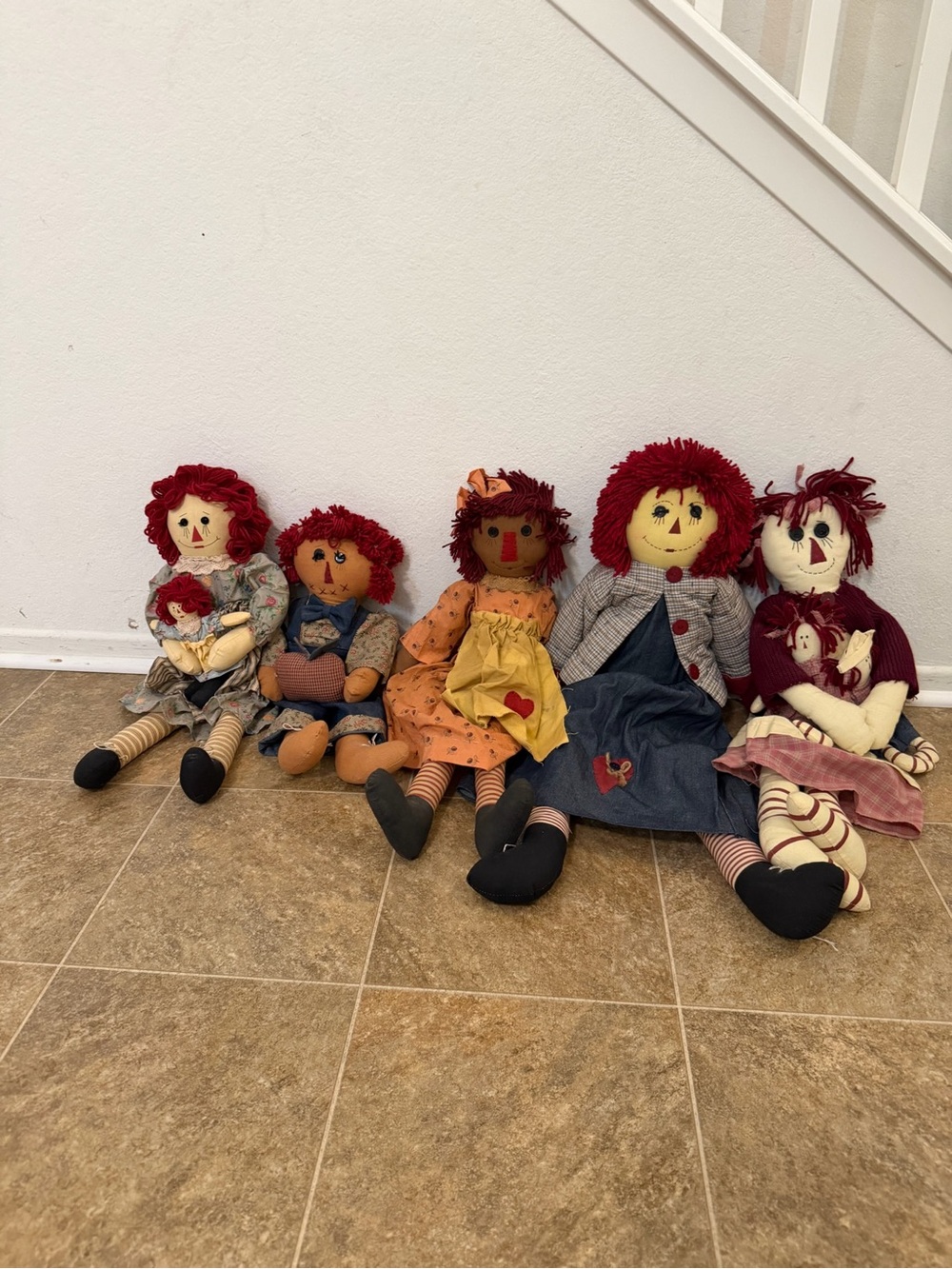 Vintage Ragedy Ann Set of 5